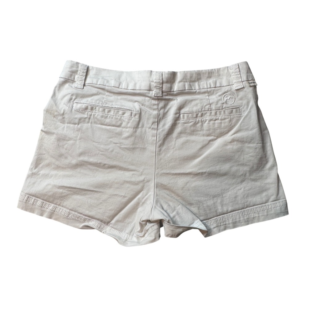 Magellan Outdoors Shorts Womens 2 White Chino Hiking Casual Stretch Cotton Blend - Picture 2 of 9